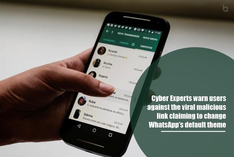 Cyber Experts Warn Users Against Whatsapp Default Theme Ba