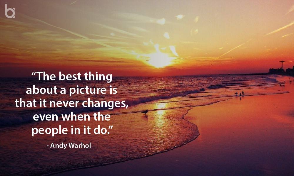 Quotes by Photographers to click glossy pictures